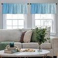 thumbnail image 5 of LALILO Kitchen Curtain Valance Watercolor Animal Colorful Rod Pocket Window Curtain 52"x 18" Set of 2, 5 of 7
