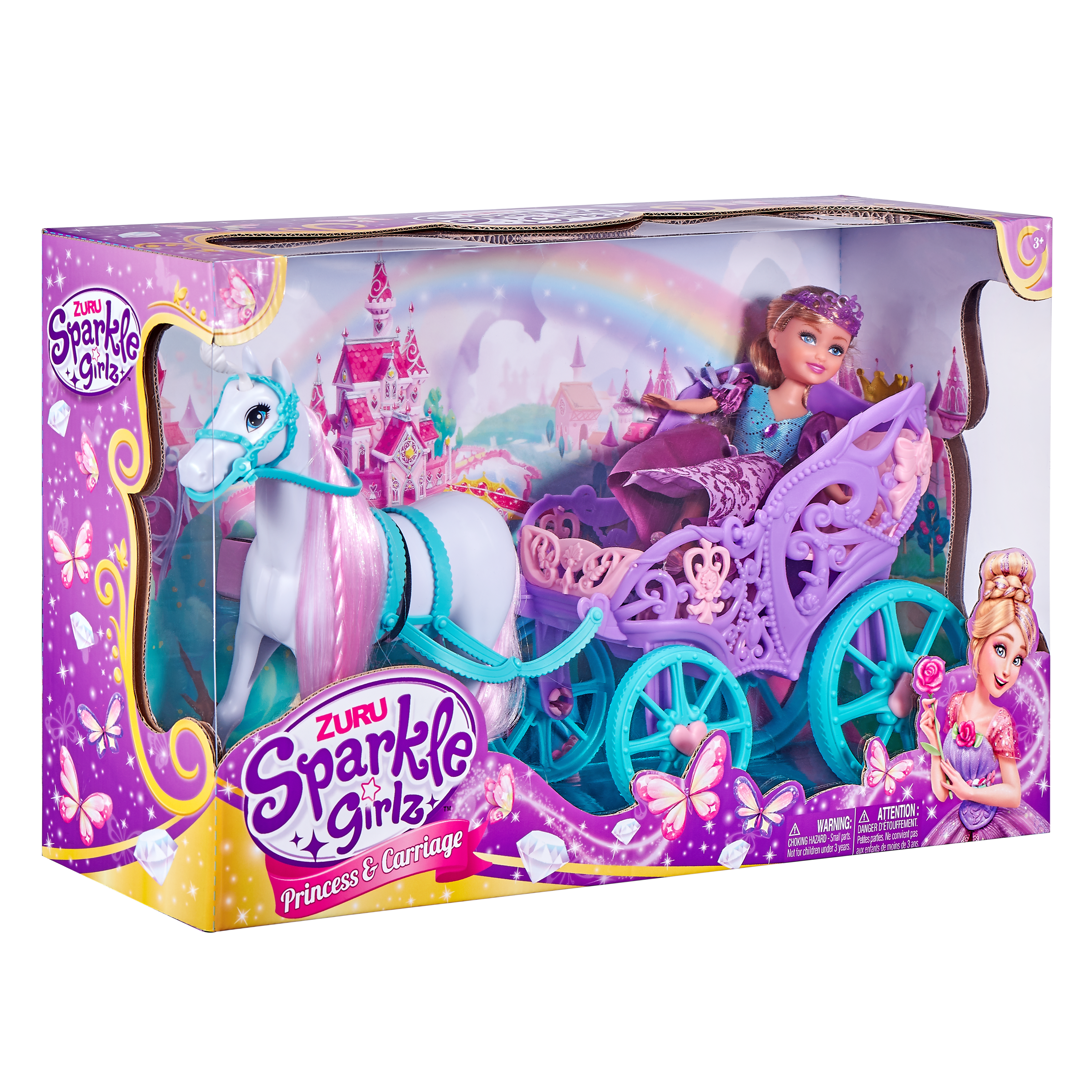 buy Sparkle Girlz - Doll w. Jeep And Horse Trailer 100319) online