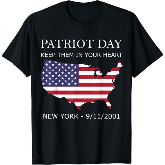 9/11/2001 Memorial Quote USA Flag Patriots Day TShirt100% cotton short-sleeved shirt for both men and women