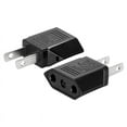 thumbnail image 6 of Toptekits Travel Plug Adapter, EU to US Plug Power Converter, 2-Pin 4.0mm Socket Outlet, 3-Pack, 6 of 9