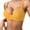 Yellow, variant on Vividxx Bras For Women Thin Solid Color Comfortable Breathable Push Up Bra With Underwire Triple Bra Classic