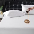 thumbnail image 1 of Canadian Linen Terry Cotton Mattress Protector Queen 60"x80"x9"Fitted Waterproof Zippered Encasement 17" Deep Pocket Luxury Mattress Pad Bedding Cover, 1 of 9