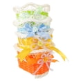 thumbnail image 3 of 4Pcs Plastic Rattan Flower Plant Container Woven Plant Display Basket Elegant Flower Pot Decor, 3 of 8