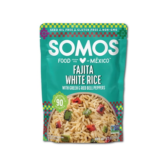 Somos - Fajita White Rice - 8.5 Oz, Case of 6