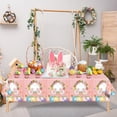 thumbnail image 6 of Easter Tablecloth - Colorful Easter Eggs Table Cloth, Disposable Rectangle Spring Easter Egg Table Cover for Easter Table Decorations and Party Supplies Decor Favors, 108 x 54 Inch (C), 6 of 7
