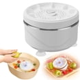 thumbnail image 2 of Vegetable Spinner Dryer Wireless Vegetable Washer in Water Cleaning Device Portable Purifier for Tableware Meat Seafood Jewelry Kitchen Tool Category Bowls Utensils Easy Cleaning for Picnic Camping U, 2 of 9