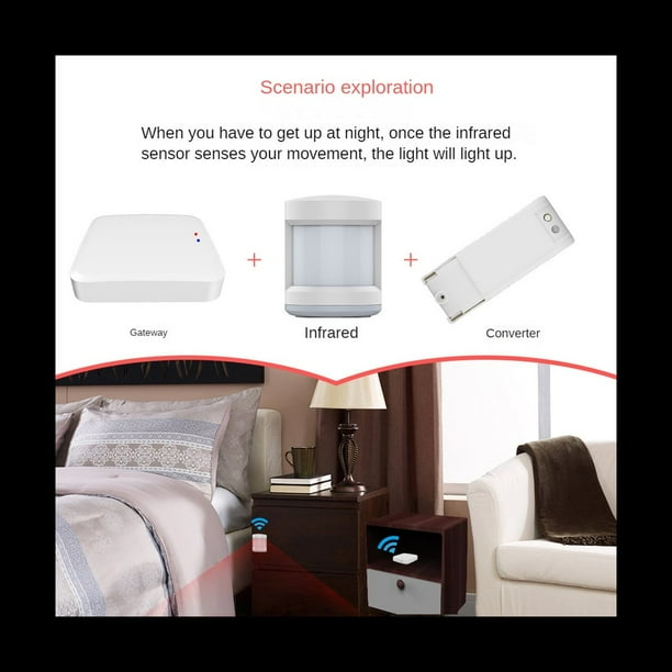 Tuya Graffiti Smart Wireless Bluetooth Gateway Bluetooth Lock Interruptor de Luz Repetidor Conectar Wifi Bluetooth Gateway