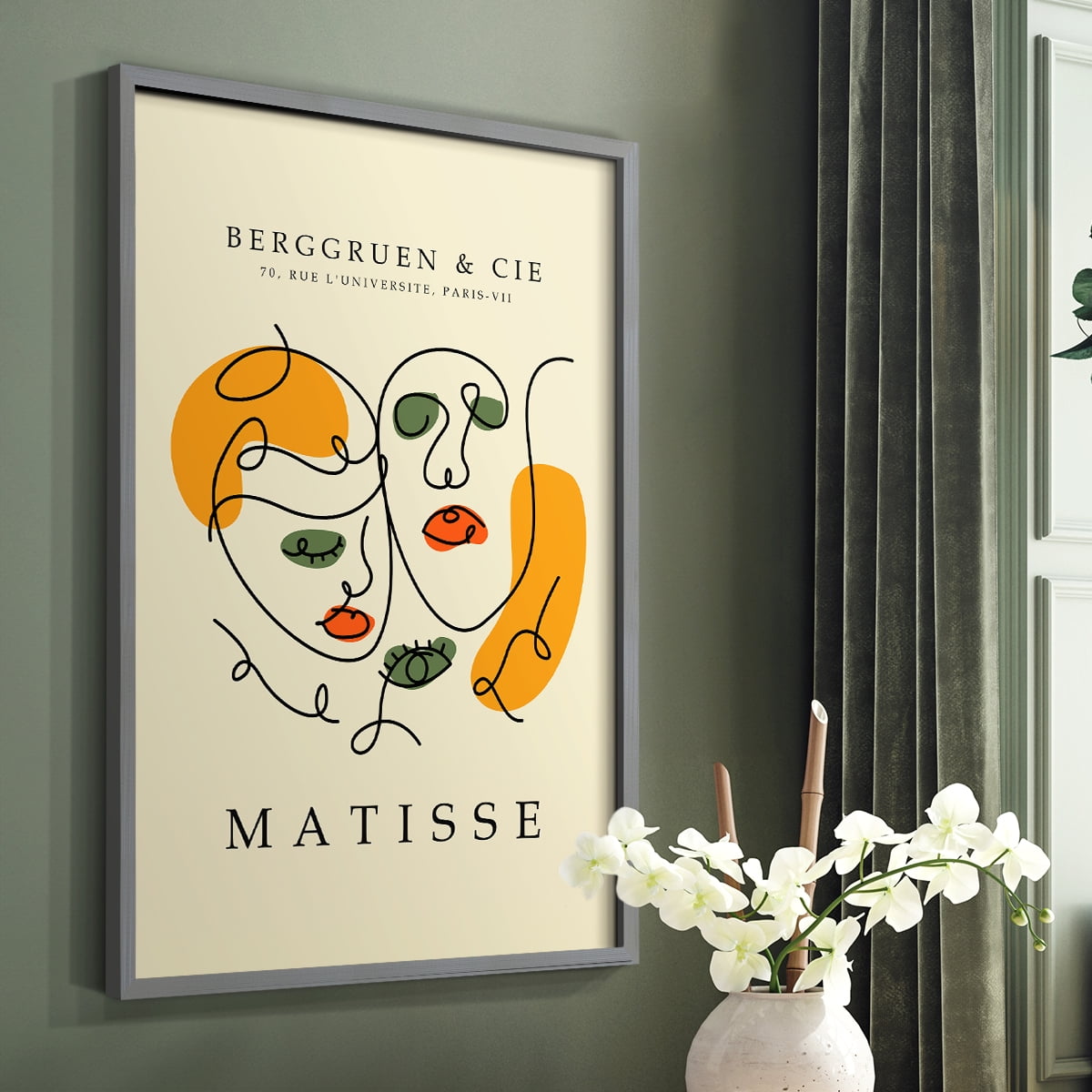 Matisse LXXX Framed Print - Solid Wood