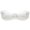 Clear, variant on Oversize Rimless Cutout Thick Arms Tinted Mono Lens Shield Sunglasses 73mm (Smoke)