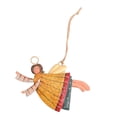 thumbnail image 2 of Christmas Hanging Ornament Christmas Tree Dancing Angel Pendants Christmas Tree Decoration Metal Dancing Angels Decor - Yellow, 2 of 10