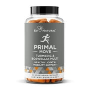 Primal Joint & Mobility Support - Advanced Joint Support Supplement for Women and Men - Turmeric, Boswellia, Ginger and Boron for Whole-Body Flexibility, Joint Health & Comfort - 60 Veg Soft Capsules
