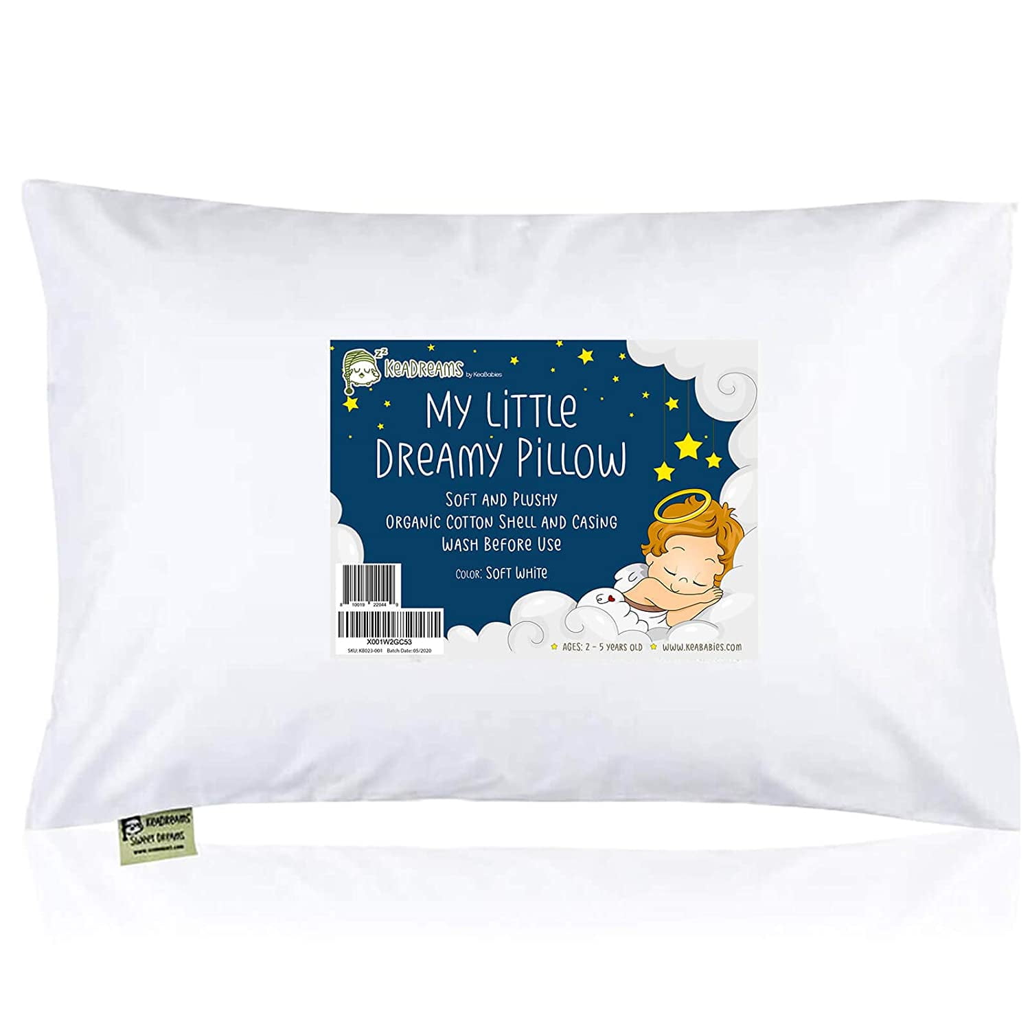 Toddler Pillow with Pillowcase 13X18 Toddler Pillows for Sleeping