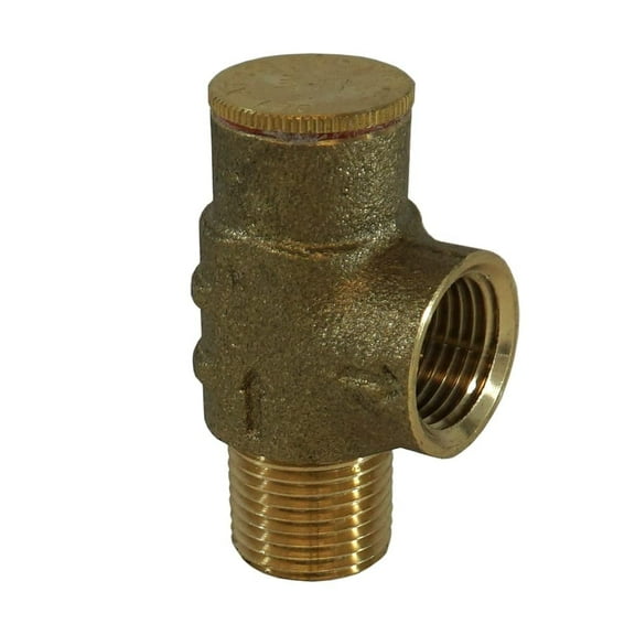 Merrill MFG Lead-Free 1/2" Pressure Relief Valve - No-Lead Brass, 100 PSI for Water Systems