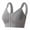 Gray, variant on Hxshgdsn Front Closure Sports Bras for Women High Impact Back Support Workout Bra Breathable Shapewear(Blue/L)
