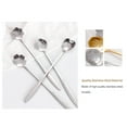 thumbnail image 2 of Langgg Coffee Spoons Long Handle Dessert Tea Teaspoons Home Bar Cafe Hotel Scoops Kitchen Tableware Flatware Accessories Type 1 Silver Type 4 Silver, 2 of 6