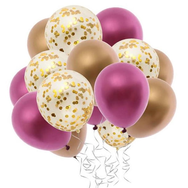 de Látex y Confeti Decoración Cumpleaños Romántico para re