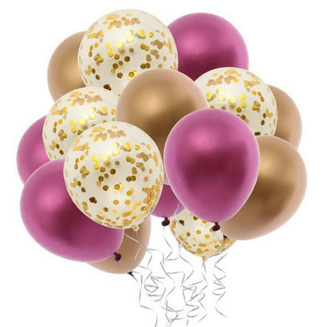 15 Piezas de de Látex Establece Accesorio Decorativo Perfecto de Fotografía re Yotijar conjuntos de globos de ágata confeti