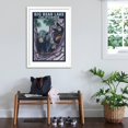 Big Bear Lake, California Bear and Cubs Art Print by Lantern