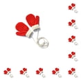 thumbnail image 1 of Qarigey 1 par de guantes para niños pequeños, manopla cómoda para mantener el calor, adorable accesorio de ropa para niños y niñas con cordón Beige 10piezas Beige+Rojo Qarigey CBP349998, 1 of 4