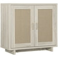 thumbnail image 1 of HOMCOM Kitchen Storage Cabinet with Linen Doors and Adjustable Shelves, 1 of 9