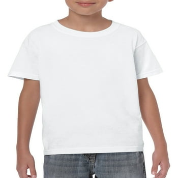 Gildan Kid's 100% Heavy Cotton Short Sleeve T-Shirt- Youth Large