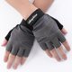thumbnail image 5 of Calentador De Manos Para Ciclismo Deportes Anti-sudor Antideslizante Ciclismo Transpirable Guantes de medio dedo (Gris L), 5 of 7