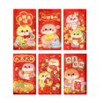 thumbnail image 3 of PFDDRW 6pcs Snake Year New Years Eve Red Envelope Bag 2025 New Style, 3 of 8