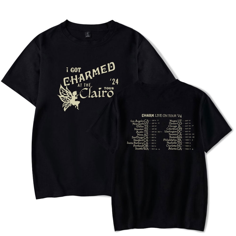 Clairo 2024 The Charm T-shirts Singer Tour Concert Merch Men