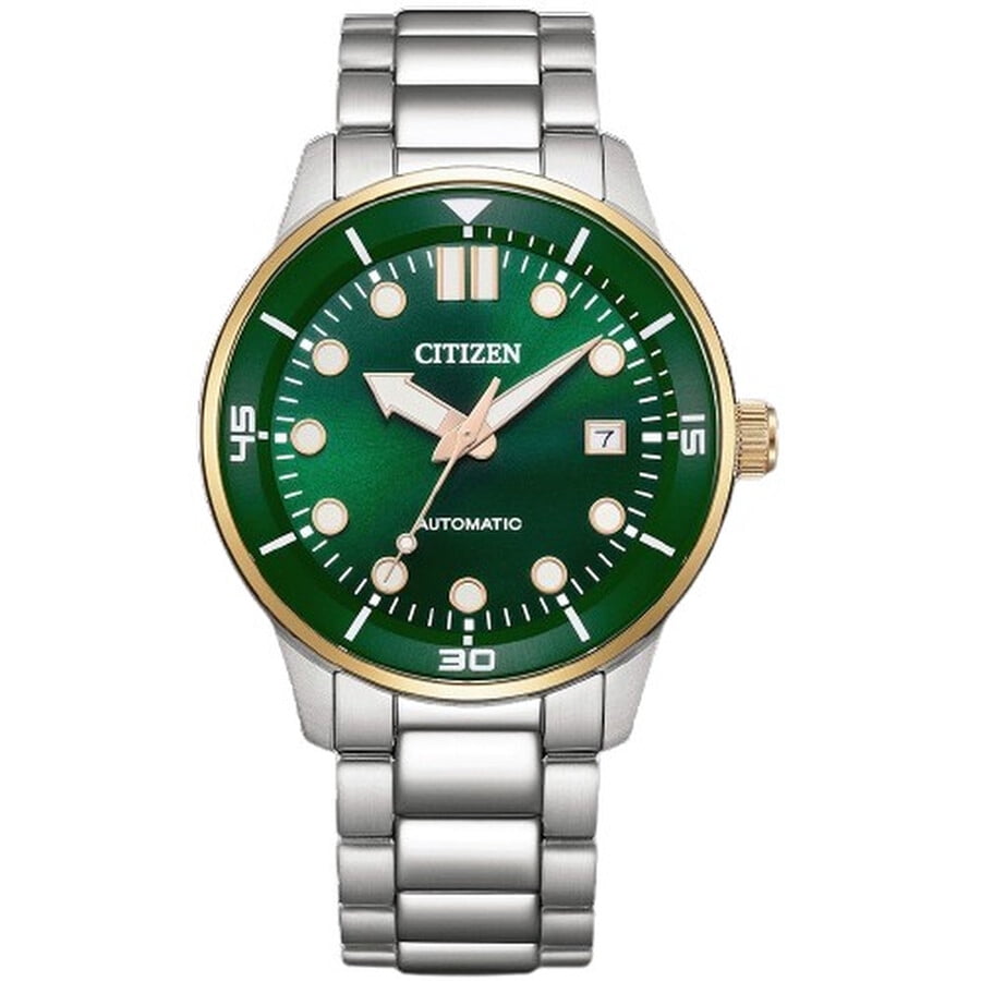 Citizen Zenshin 60 Automatic Green Dial Men's Watch NK5020-58X