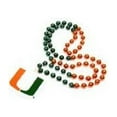thumbnail image 2 of Miami Hurricanes Mardi Gras Beads with Medallion, 2 of 2
