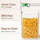 thumbnail image 4 of Contenedor de Almacenamiento de Alimentos de Vidrio ComSaf 3.4L con Tapa Hermética de Bambú, 4 of 9