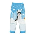 thumbnail image 5 of Goofa Collie in Bathtub Printed Soft Pajama Pants for Women, Wide Leg Comfy Casual Lounge Yoga Pants-Small, 5 of 9