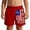 1-Red118, variant on Byoo Beachwear Shorts for Toddler Boy Comfy Lightweight Wide Leg High Rise Fourth of July Swim Trunks