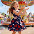 thumbnail image 6 of CAUYDY 1T 2T 3T Baby Toddler Girls' Independence Day Patriotic Dress 4T 5T 6T Kids Girl Sleeveless American Flag Star Stripe Print A Line Dresses (Sizes 5-6 Years,Blue), 6 of 6