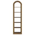 thumbnail image 5 of Tribesigns 74.8" Tall Arched Bookshelf, 6-Tier Narrow Open Bookcase, Floor Standing Corner Display Shelves Storage Organizer for Small Space, Home Office, Living Room, 5 of 16