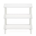 thumbnail image 6 of Furinno Turn-N-Tube White Shoe Rack, 3-Tier Shoe Organizer, Shoe Rack Storage with Freestanding Organizer, 11.7 x 23.6 x 21.9, for Closet Entryway, Office, Garage, Plain White/White, 6 of 6