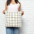 thumbnail image 2 of Sage Green Buffalo Plaid Pillow Covers 26x26 Inch Decorative Throw Pillow Cover, Farmhouse Check Stripes Geometric Sofa Pillowcases Accent Cushion Case Home Decor Bedroom Living Room, 2 of 6
