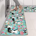 thumbnail image 2 of Kitchen Rugs Sets Of 2,Corgi Dog and Flowers Anti Fatigue Kitchen Mat Rugs Non Slip Washable,Decorative Kitchen Floor Mats for Kitchen,Sink,Laundry,17"X47", 2 of 5