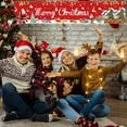 thumbnail image 4 of Festive Merry Christmas Banner for Indoor Outdoor Yard Sign Xmas Party Decorations Home Wall Balcony Photo Booth Supplies, 4 of 7