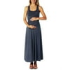 24/7 Maternity Women's Scoop-Neck Tank Maxi Dress
