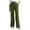 Army Green, variant on Corduroy Pants for Women Comfy Warm Elastic High Waisted Wide Leg Work Pants Business Casual Trousers with Pockets(Blue,X-Large)