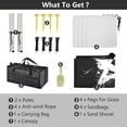 thumbnail image 5 of Portable Beach Tent Sun Shelter With Ground Pegs Water And Wind Resistant Sun Shade Canopy Angle Adjustable Grunge-style, 5 of 7