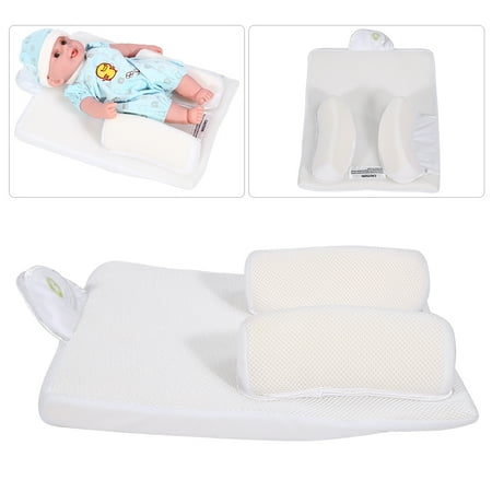 Keenso Baby Infant Newborn Sleep Positioner Anti Roll Pillow Prevent Flat Head Cushion Safe Support, Positioner Cushion, Sleep (Best Baby Sleep Positioner)