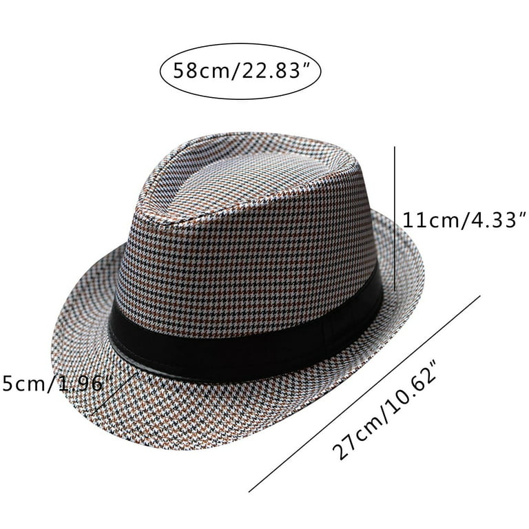 IDALL Sun Hats for Women,Beach Hats Men And Women Retro Jazz Hat