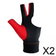 thumbnail image 1 of Guantes de billar,Guantes de billar para mujeres y hombres elásticos para mano izquierda,Guantes para tacos de billar Guantes de 3 dedos antideslizantes,Guantes de juego de tacos de billar, 1 of 8