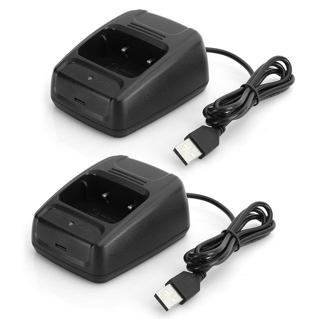 Base de carga USB, 2 piezas Interfono Walkie Talkie Walkie Talkies Cargador de batería Base de carga para Walkie Talkies Creado magistralmente