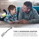 thumbnail image 2 of 1 Set 2pcs Tipo-C a adaptadores de 3,5 mm Adaptadores de auriculares 2 en 1 convertidores, 2 of 7