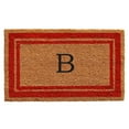 thumbnail image 3 of Momentum Mats Red Border Monogram Doormat (1'6 x 2'6), 3 of 5