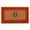 Tan/Red/Black B, variant on Momentum Mats Red Border Monogram Doormat (1'6 x 2'6)
