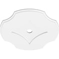thumbnail image 2 of 22"OD x 2"ID x 7 1/2"C x 1"P Percival Architectural Grade PVC Contemporary Ceiling Medallion, 2 of 11